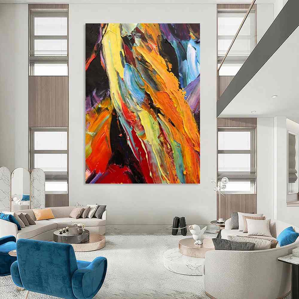 Urban_Abstract_Textured_Canvas_Color_Artwork_1KUZH wall art